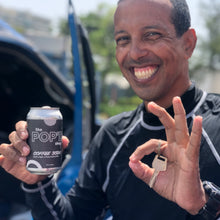 Load image into Gallery viewer, PADI SCUBA Diver Holding Coffee Soda