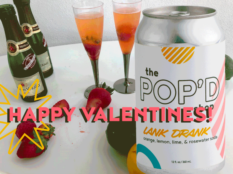 Valentine's Day Spritz With Lank Drank