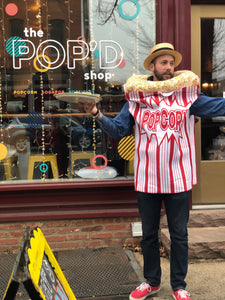 Image of man in a popcorn outfit.